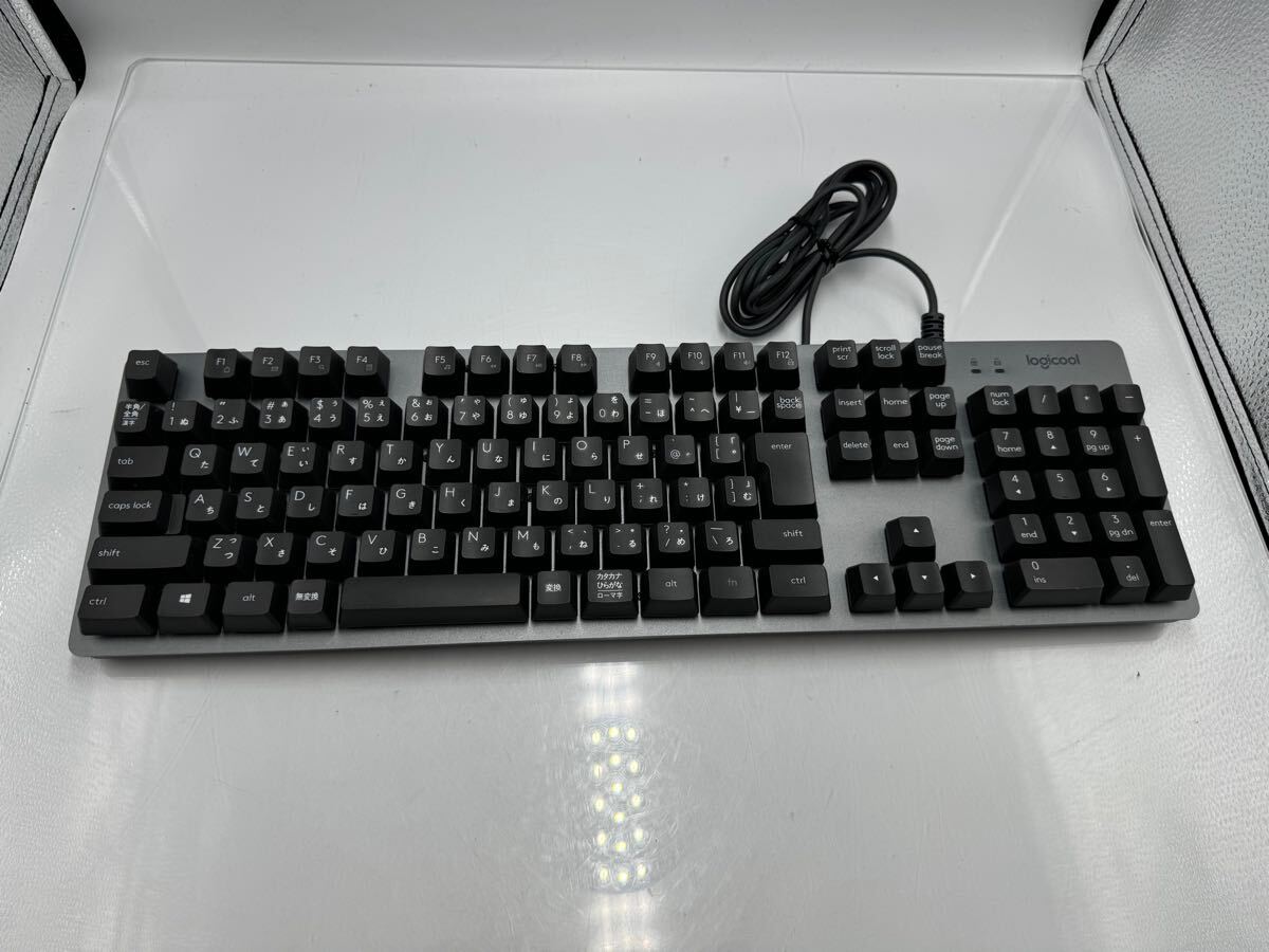 S1539) Logicool Logicool wire mechanical keyboard K840 operation verification (.3)