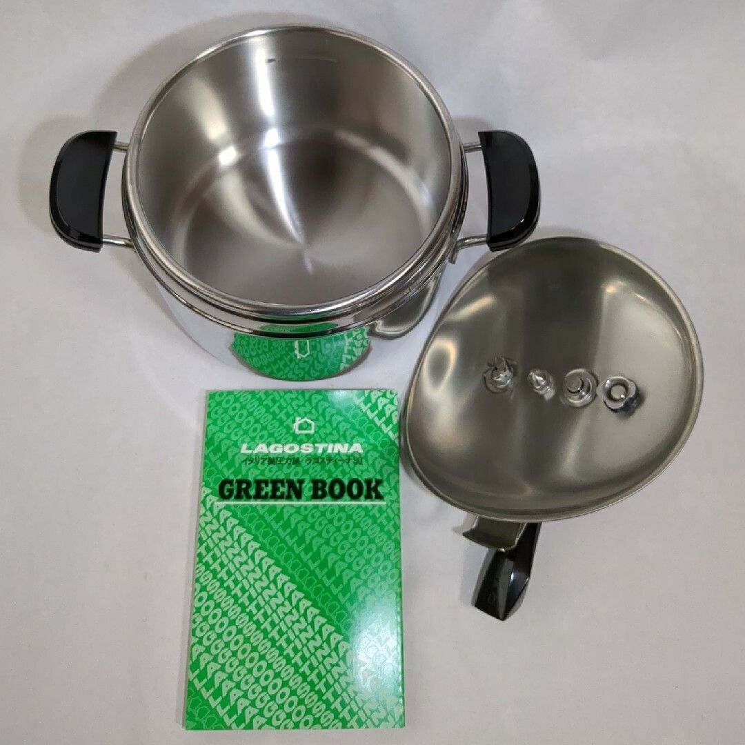 未使用品 ラゴスティーナ圧力鍋 90シリーズ 容量5L IH対応 未使用品 ラゴスティーナ圧力鍋 90シリーズ 容量5L IH対応