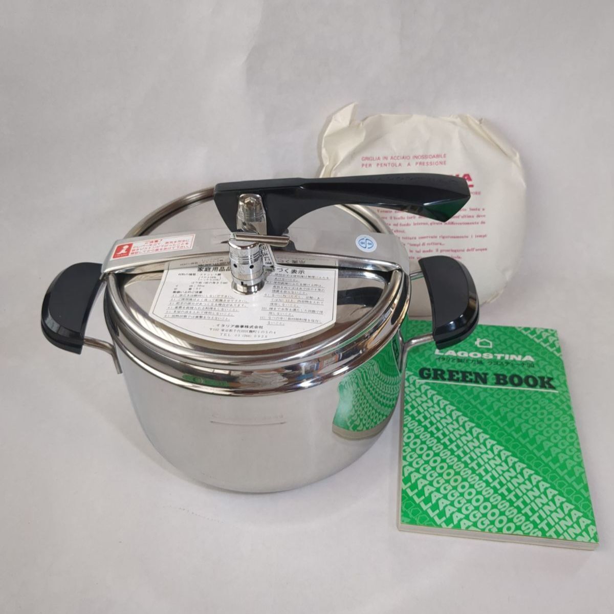 未使用品 ラゴスティーナ圧力鍋 90シリーズ 容量5L IH対応 未使用品 ラゴスティーナ圧力鍋 90シリーズ 容量5L IH対応