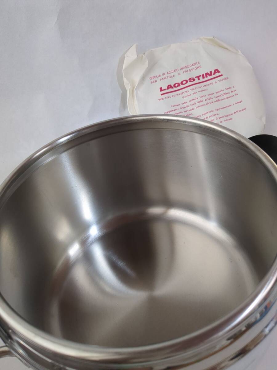 未使用品 ラゴスティーナ圧力鍋 90シリーズ 容量5L IH対応 未使用品 ラゴスティーナ圧力鍋 90シリーズ 容量5L IH対応