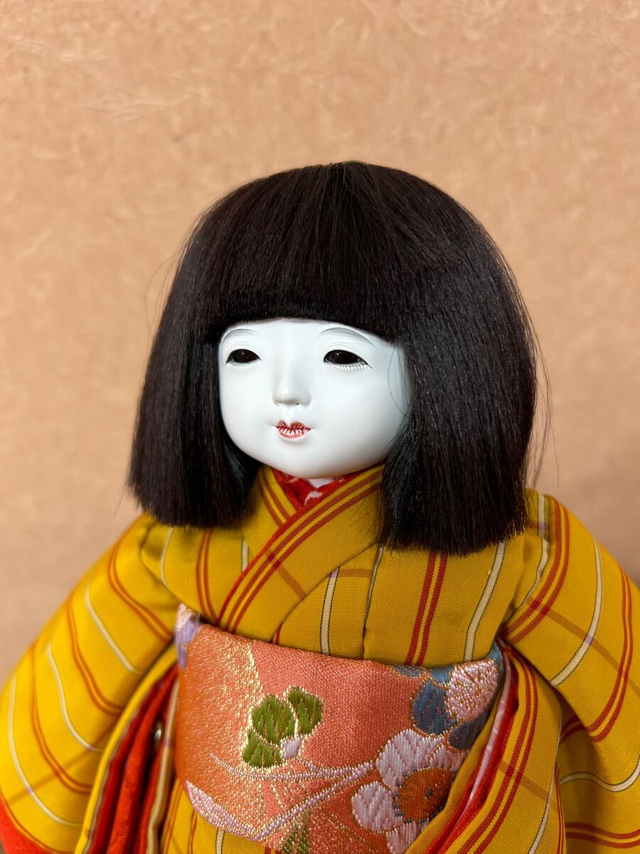 松月斎? 市松人形 女の子 約62cm 大正~昭和初期 - 市松人形 松月斎? 市松人形 女の子 約62cm 大正~昭和初期 - 市松人形