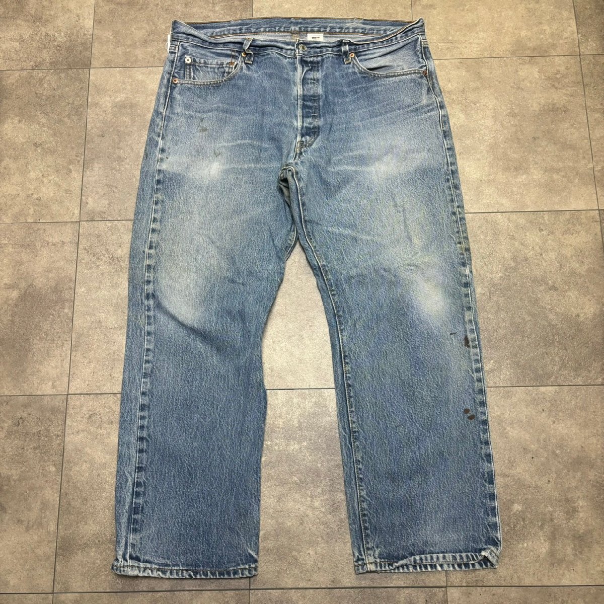 GUATEMALA製 00年代 Levi's 501xx ビンテージ デニム 38×32 刻印324 MADE IN GUATEMALA 00s 内股シングル