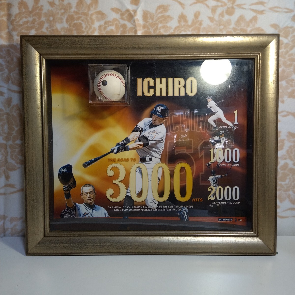 Yahoo!オークション - MLB イチロー 3000本安打達成記念 直筆 Yahoo!オークション - MLB イチロー 3000本安打達成記念 直筆
