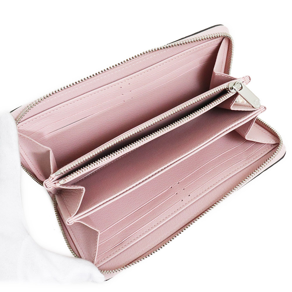 ( new goods * unused goods ) Louis Vuitton LOUIS VUITTON Zippy wallet long wallet crocodile leather pink gold silver metal fittings N96342