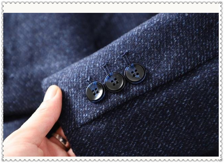 DY-809- темно-синий [ полный размер 52 L-XL степень ] новый товар редкий осень-зима VIKINGAR высокое качество новая модель шерсть . супер стильный! высокое качество легкий Пальто Честерфилд 