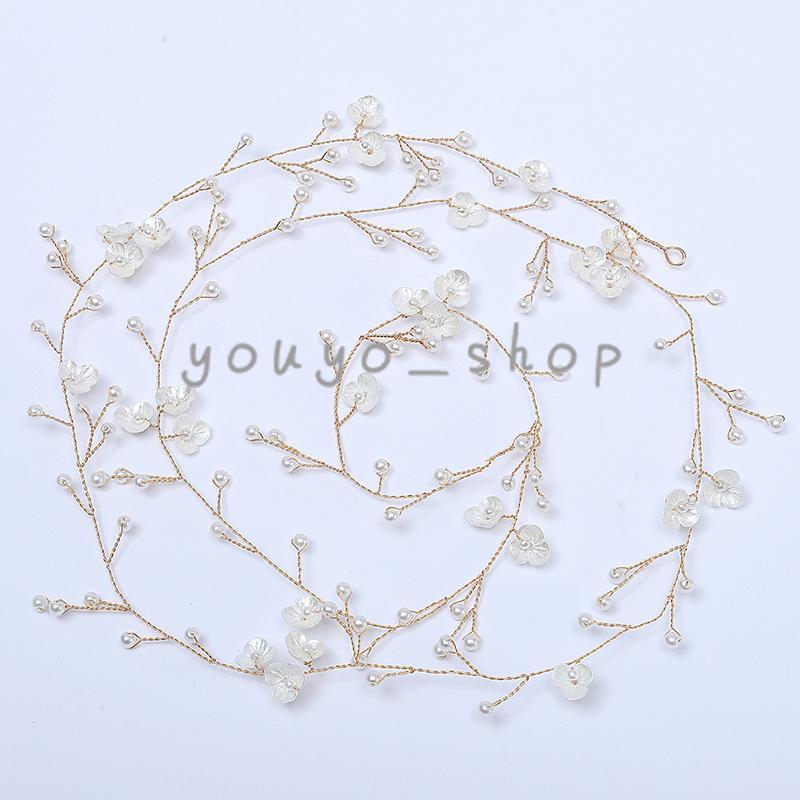 ヘッドドレス 花嫁 カチューシャ パール小花 リーフ 花かんむり 髪飾り ヘアアクセサリー かわいい 結婚式 ウェディング ヘッドドレス_画像10