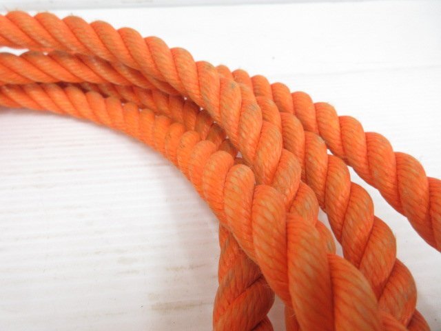 J656# родители . трос K type - "губа" есть / orange 5m белый 1.5mx2 // страховочный ремень .. предотвращение .
