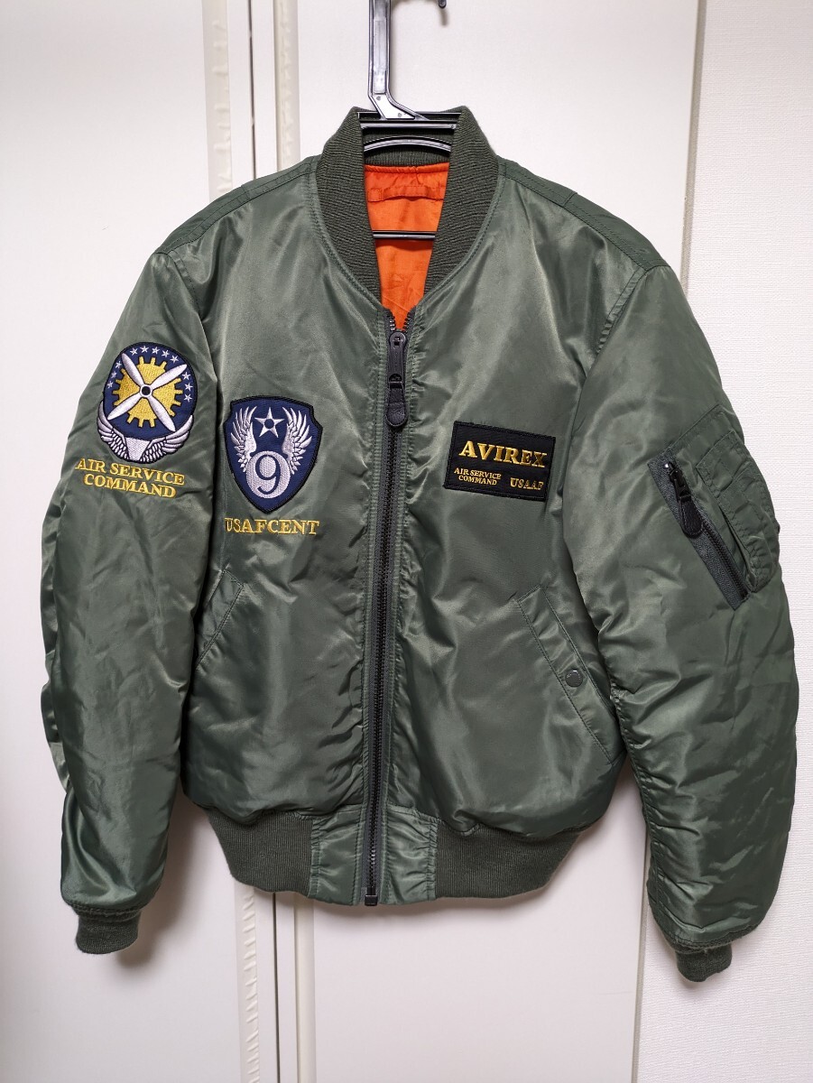 AVIREX/限定品M/MA-1フライトジャケット/AIR CRAFT MECHANIC AVIREX/限定品M/MA-1フライトジャケット/AIR CRAFT MECHANIC