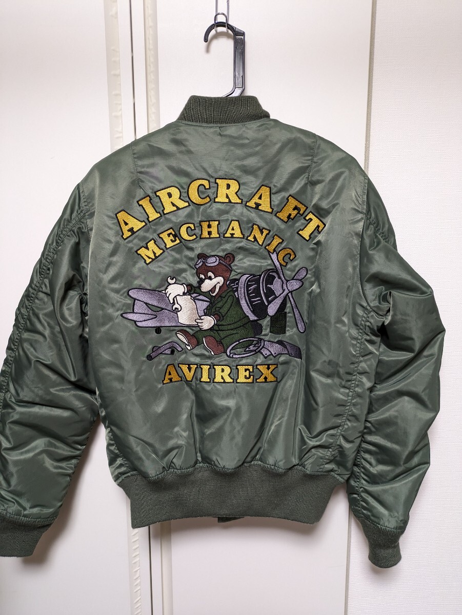 AVIREX/限定品M/MA-1フライトジャケット/AIR CRAFT MECHANIC AVIREX/限定品M/MA-1フライトジャケット/AIR CRAFT MECHANIC