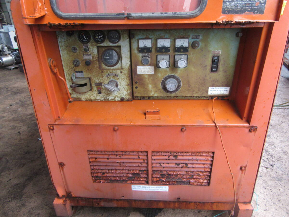 油谷 №6843 デンヨー 40KVA 発電機 三相200V 100V出力 連続運転 油谷 №6843 デンヨー 40KVA 発電機 三相200V 100V出力 連続運転
