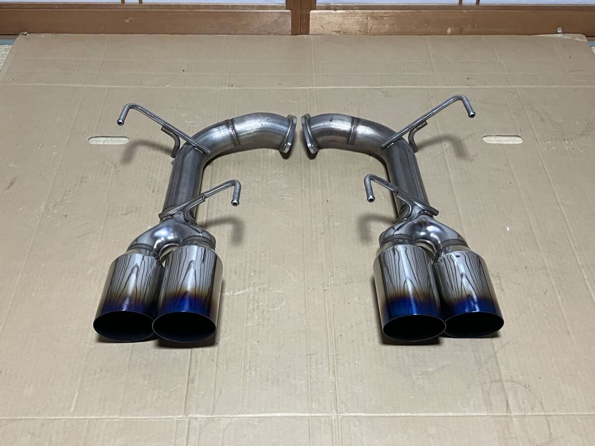 WRX STI S4 vab vagストレートマフラー リアピース WRX STI S4 vab vagストレートマフラー リアピース トラストより