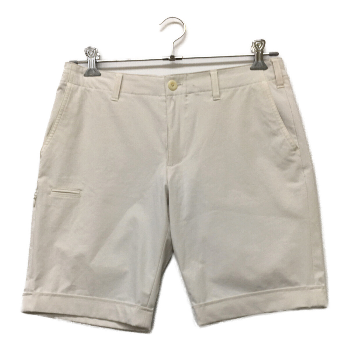 coco 中古 ビームスゴルフ BEAMSGOLF メンズ ハーフパンツ M 白 ホワイト シンプル レターパックプラス発送可 94718