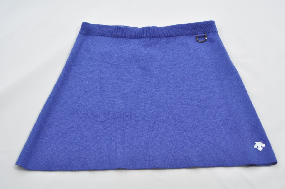 coco 中古 デサントゴルフ DESCENTE GOLF レディース スカート L 青紫 ニット素材 レターパックプラス発送可 82840