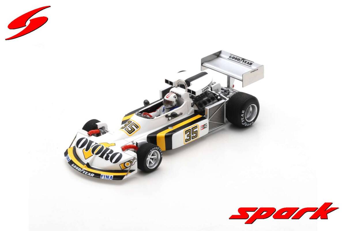 ■スパークモデル 1/43 1976 マーチ761 #35 A.メルツァリオ スペインGP