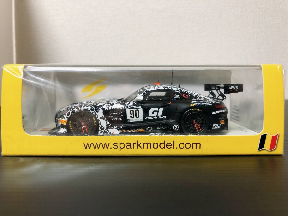 ■限定300pcs. スパークモデル 1/43 2021 メルセデスAMG GT3 Evo #90 スパ24h