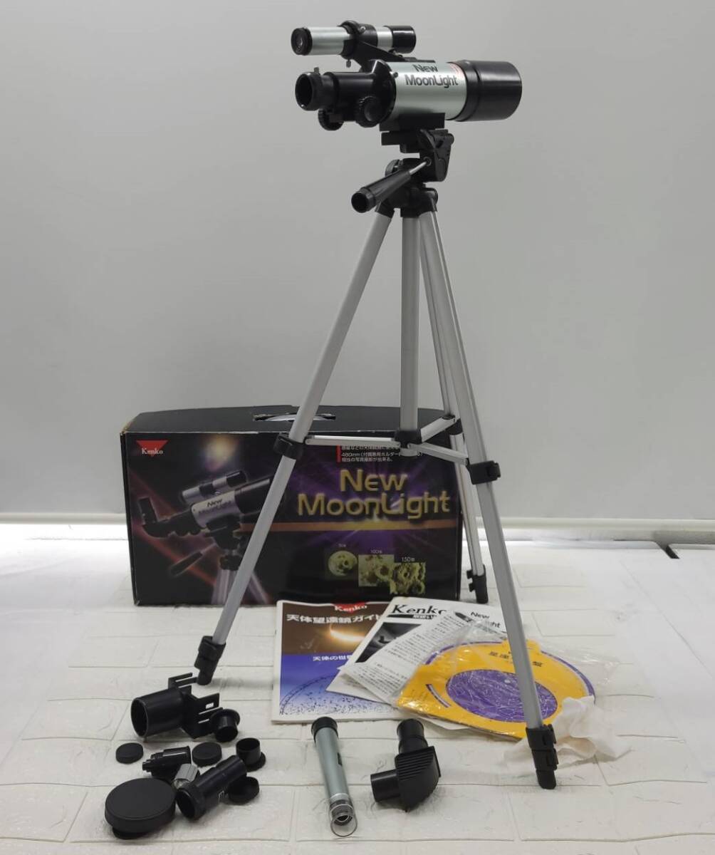 同梱不可★【在庫処分価格】NEW MoonLight ニュームーンライト 天体望遠鏡 屈折式経緯台望遠鏡 バードウォッチング 中古品☆10-020H
