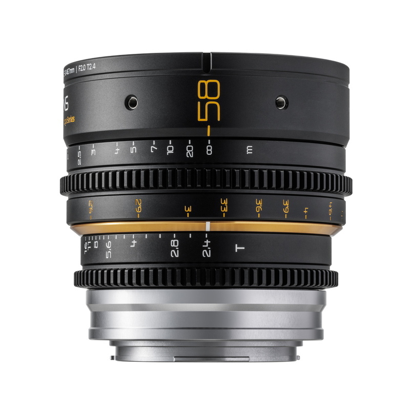 毒鏡 DULENS APO MiniPrime 58mm T2.4 キヤノンEFマウント シネマレンズ 単焦点レンズ 標準 ブラック 映画撮影用 シネレンズ efレンズ キヤノン