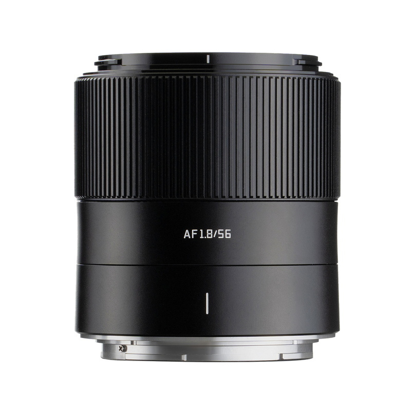 . Takumi optics TTArtisan AF 56mm f/1.8 Z mount Nikon Z single burnt point lens middle seeing at distance auto focus Nikon z lens black 