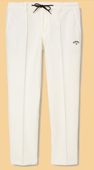 人気ブランドバ40代 35%OFF《2024年秋冬》キャロウェイ C24226103 ストレッチ撥水パンツ(1030)白(M) 78cm~
