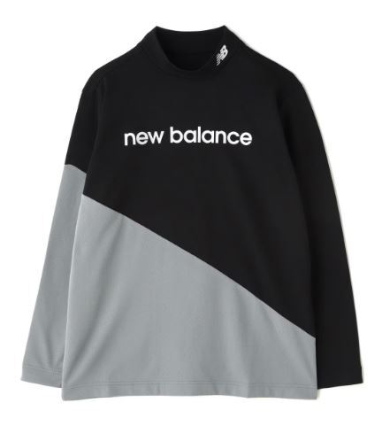素晴らしい 35%OFF《2024年秋冬》ニューバランス 長袖モックネックプルオーバー 012-4267002(010)黒(4/M) その他