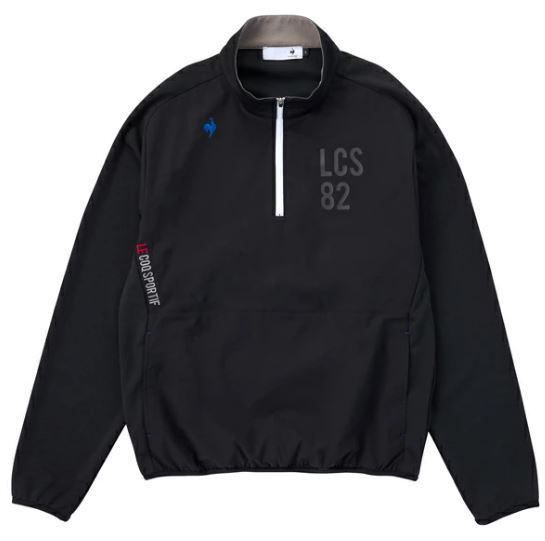 20-60代 人気ファッションブランド 35%OFF《2024年秋冬》ルコック 長袖ハイブリッドミドラー ブルゾン LG4FSW01M 黒(M) ルコック
