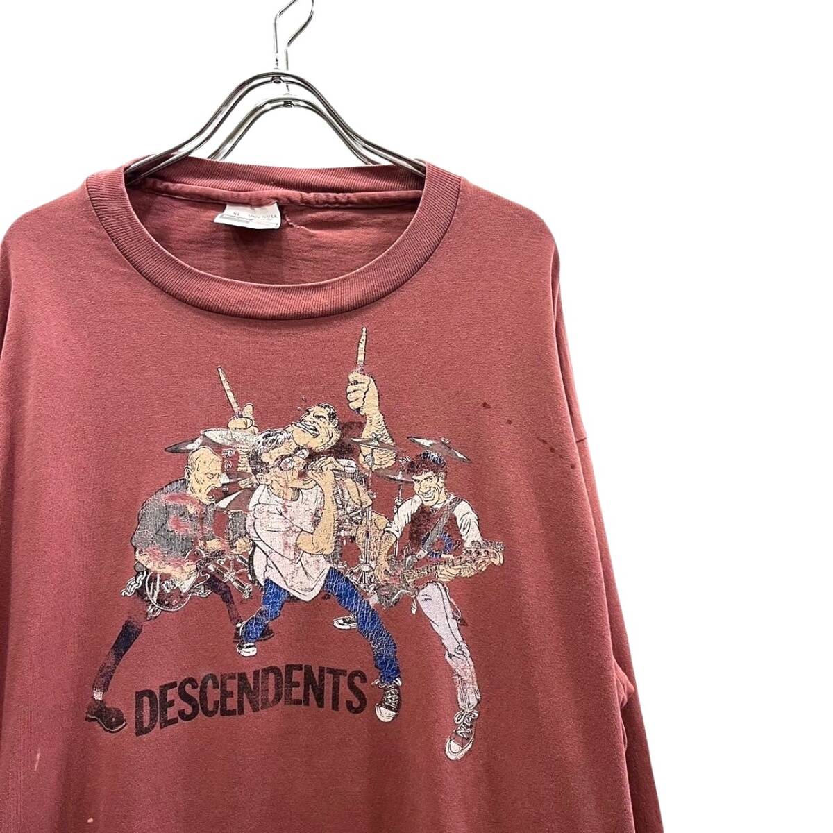 90s ビンテージ Descendents バンド ロングスリーブ Tシャツ XL 90s ビンテージ Descendents バンド ロングスリーブ Tシャツ XL