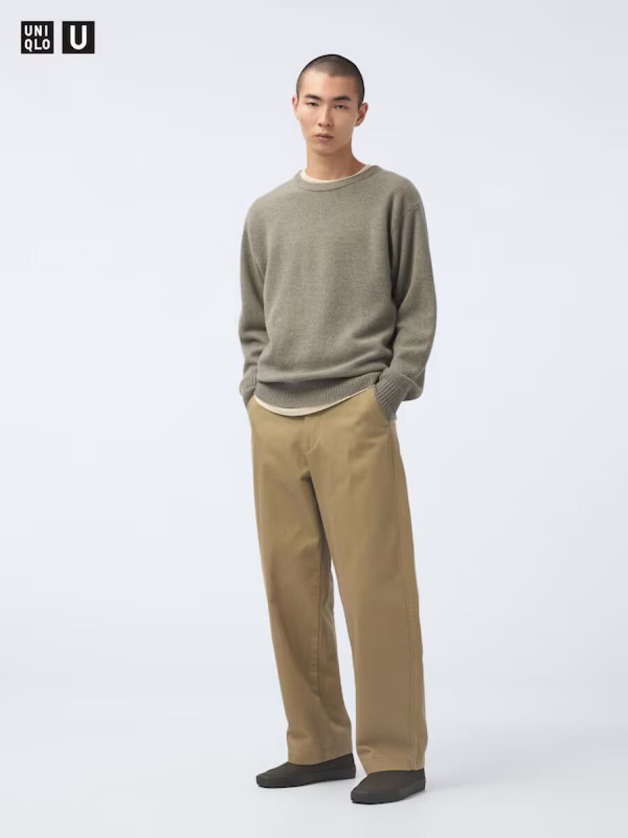 最新コラボ UNIQLO U ユニクロワイドフィットチノ Size 85 BR 最新コラボ UNIQLO U ユニクロワイドフィットチノ Size 85 BR