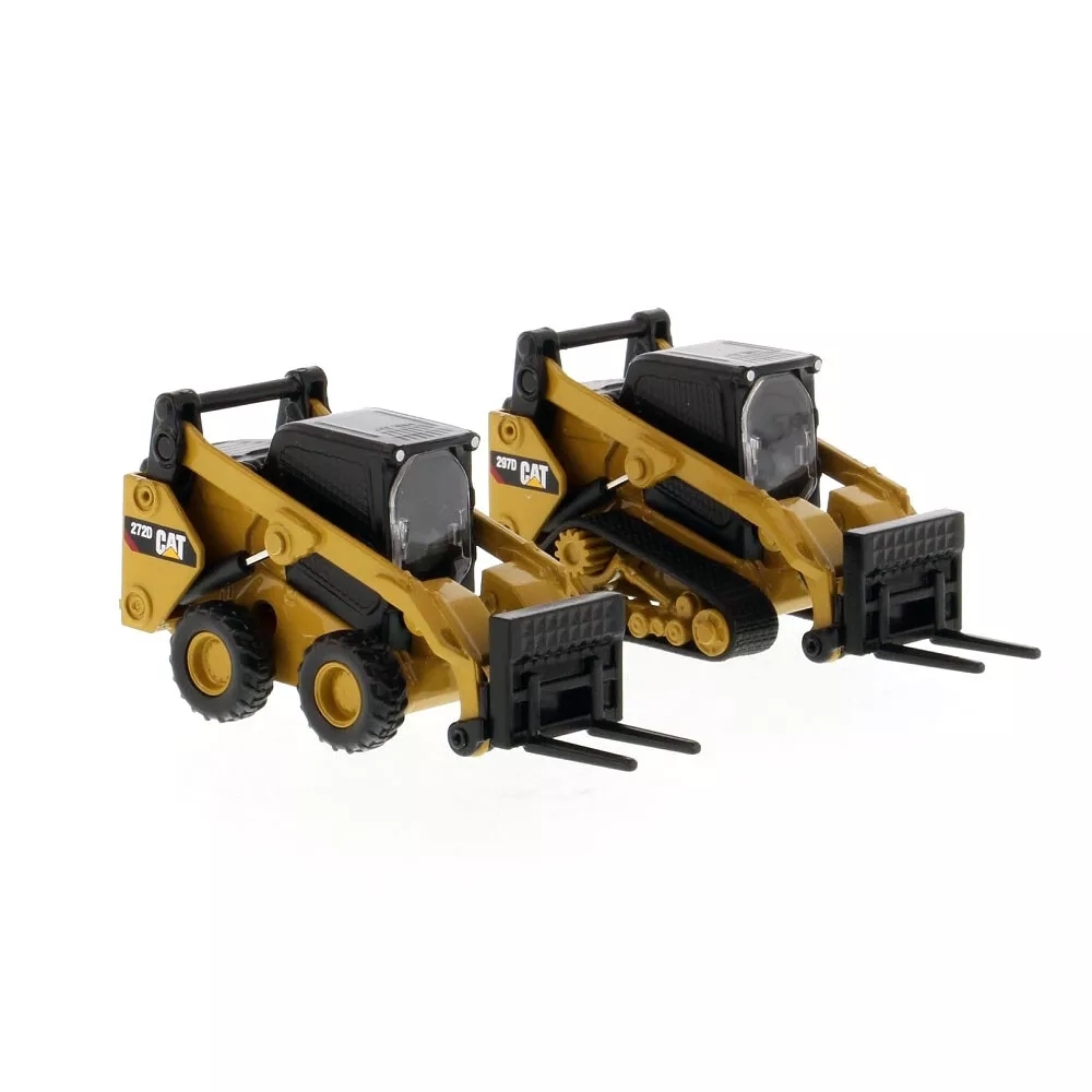 送料無料★ DM85693 Cat 272D2 Skid Steer+297D2 Track Loaders 1:64