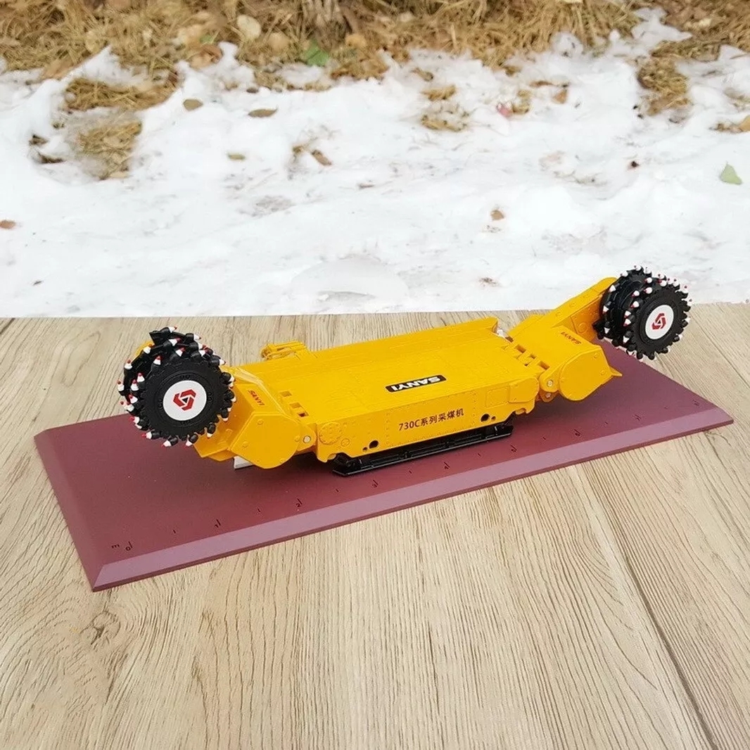 送料無料★ SANY 730c Thin Coal Seam Shearer 薄炭層ショベルカー合金工程車モデル 1:22