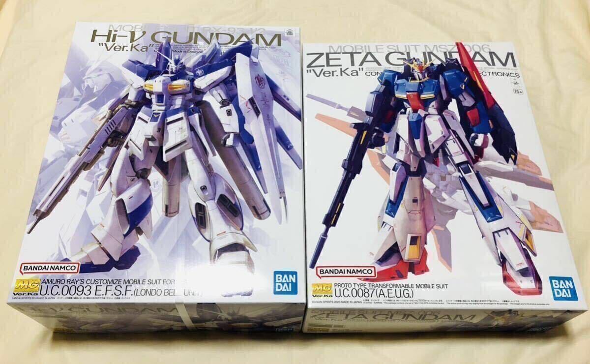MG Hi-νガンダム　Zガンダム　Ver.Ka ガンプラ Hi NU GUNDAM ZETA ハイニュー　ゼータ　カトキハジメ　バージョン ν プラモデル