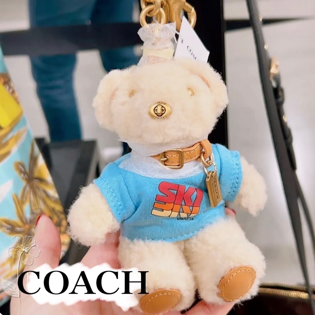 コーチ 小物 COACH ski テディベアー くま 熊 バッグチャーム コーチ 小物 COACH ski テディベアー くま 熊 バッグチャーム