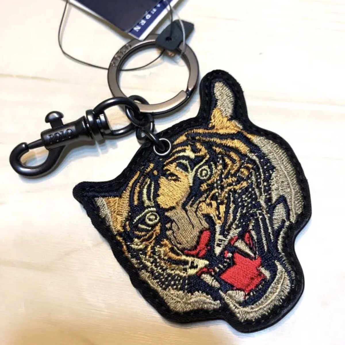 ポロ ラルフローレン タイガー 虎 トラ 寅 バッグ チャーム 刺繍