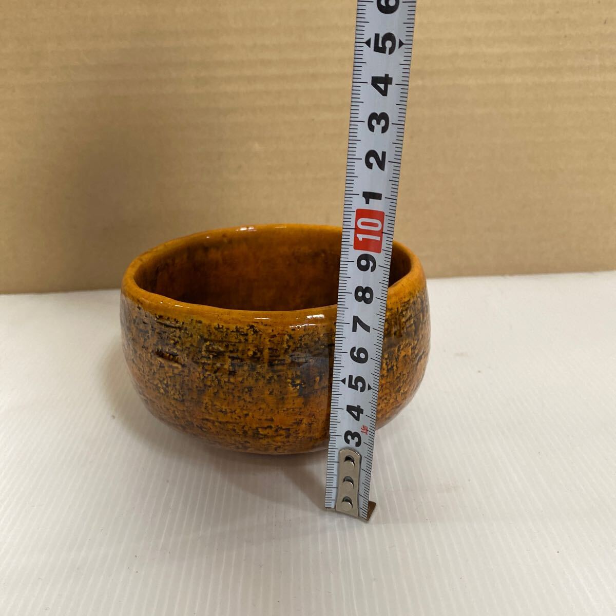 大樋焼　大樋　一平 造　飴釉　茶碗　茶道具　茶器　抹茶茶碗 楽天市場】【中古】【茶道具】大樋一平造 飴釉茶碗【送料無料