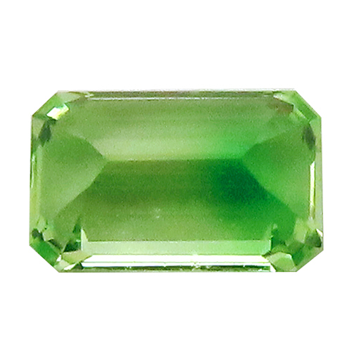 ルース グロッシュラーバイカラー 0.68ct スキッと鮮やかな緑と薄っすらと淡い緑 高彩度 ケニア ソーティング付 瑞浪鉱物展示館 5530_画像3
