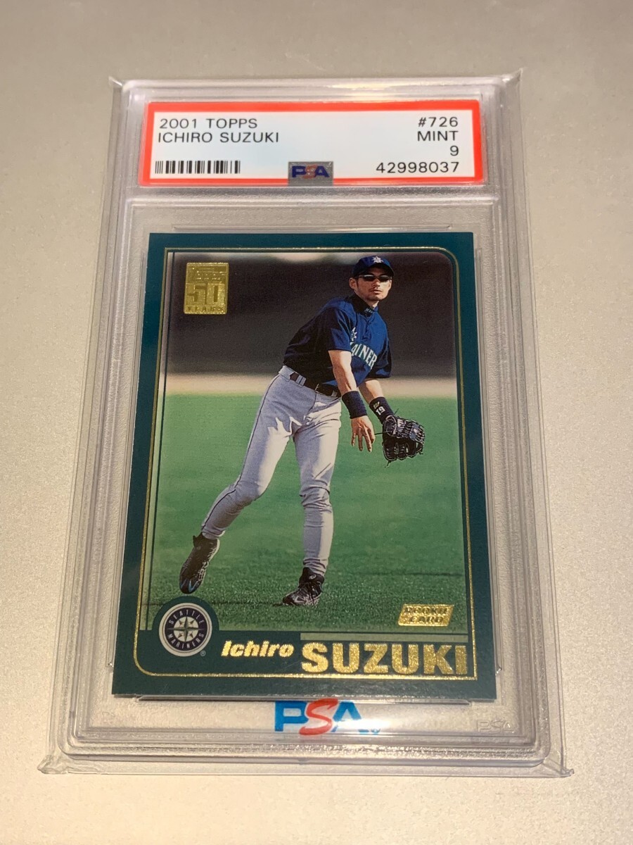 psa9 イチロー topps 2001 RC ルーキーカード 726