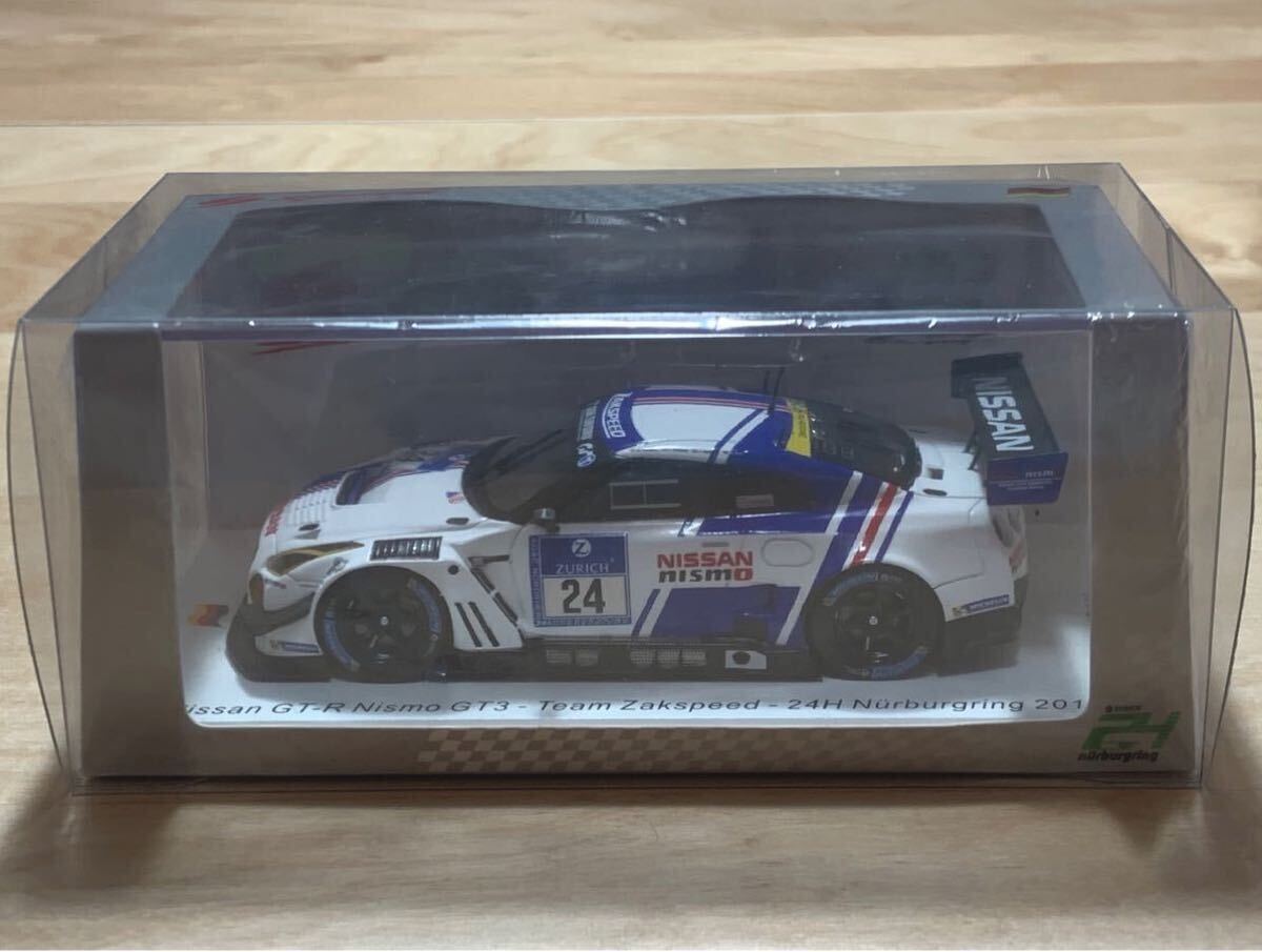 【新品：未開封】スパーク 1/43 ニッサンGT-R ニスモ GT3 チーム ザクスピード No.24 2016年 ニュルブルクリンク24時間 [SG264]