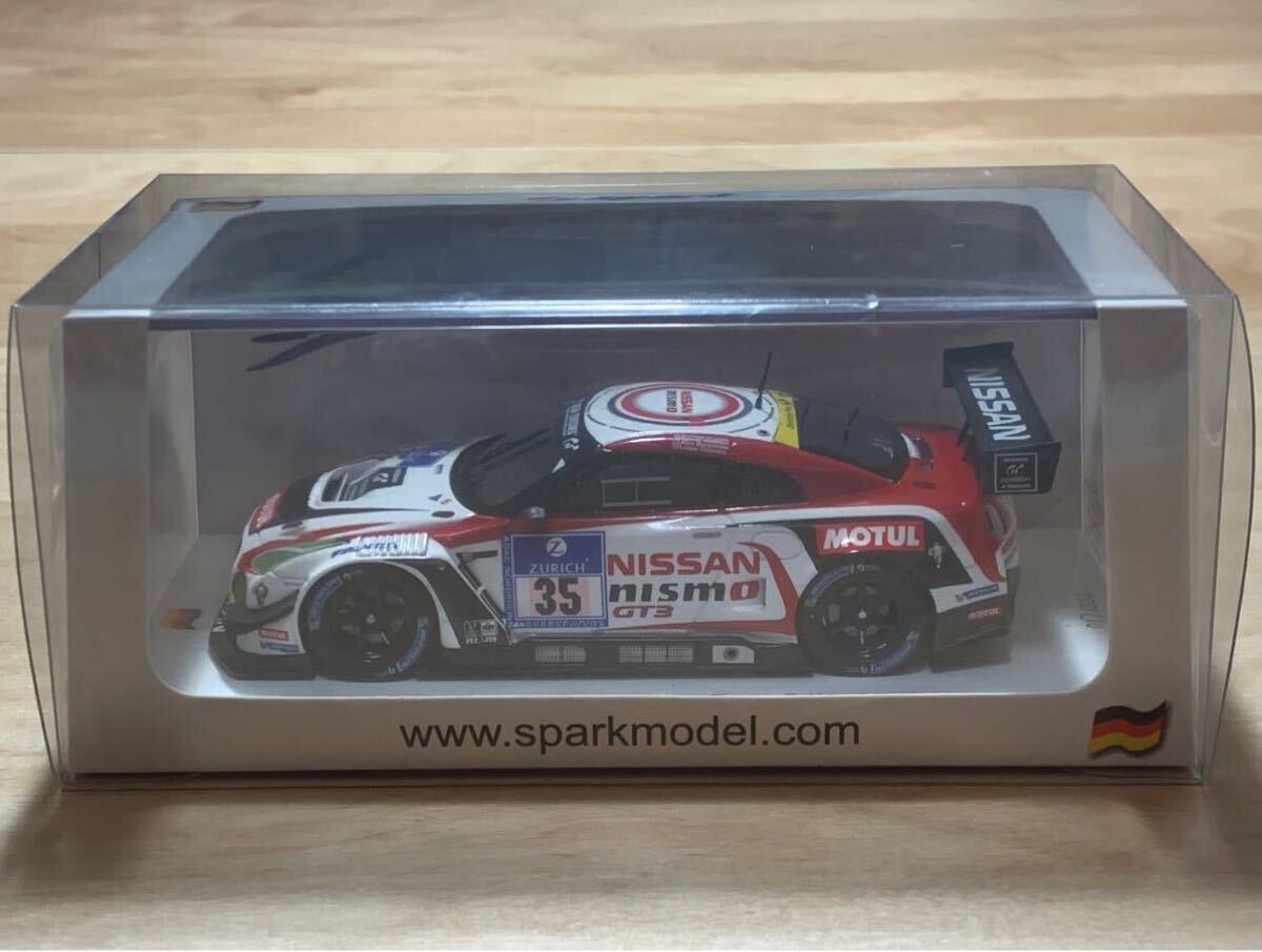 【新品：未開封】スパーク 1/43 ニッサン GT-R ニスモ GT3 ニッサンGTアカデミー RJN No.35 2016年 ニュルブルクリンク24時間 [SG263]