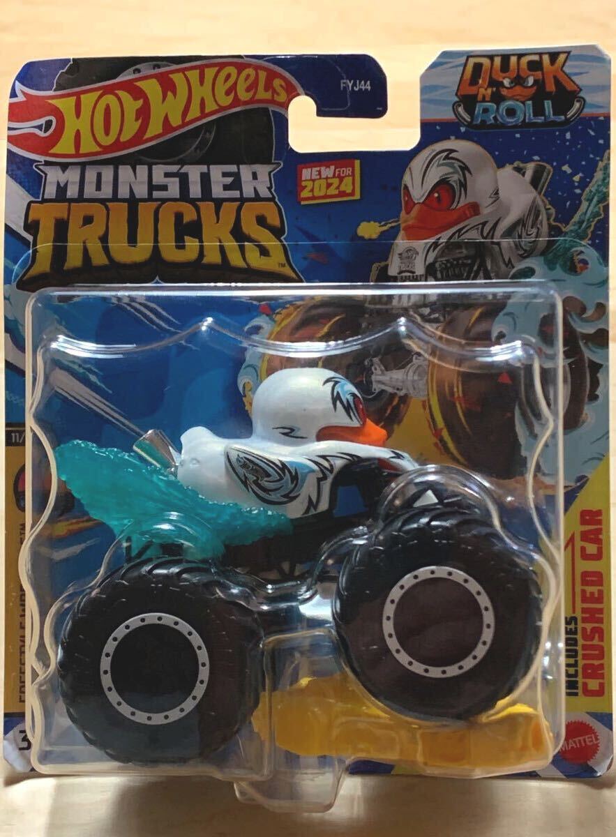 【新品：未開封】ホットウィール モンスタートラック ダックンロール / Duck N' Roll [モントラ] ホワイト