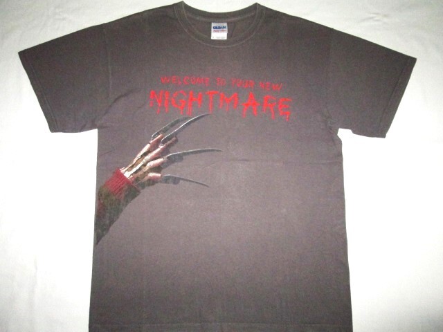 ★古着 2010年公開映画 A NIGHTMARE ON ELM STREET エルム街の悪夢 Tシャツ M Freddy Krueger フレディ・クルーガー 殺人鬼 ホラー映画★