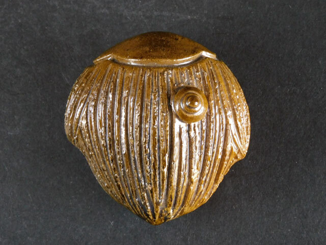 九代 大樋 長左衛門 宝蓑 香合 :: Yahoo!Auction｜DEJAPAN - Bid