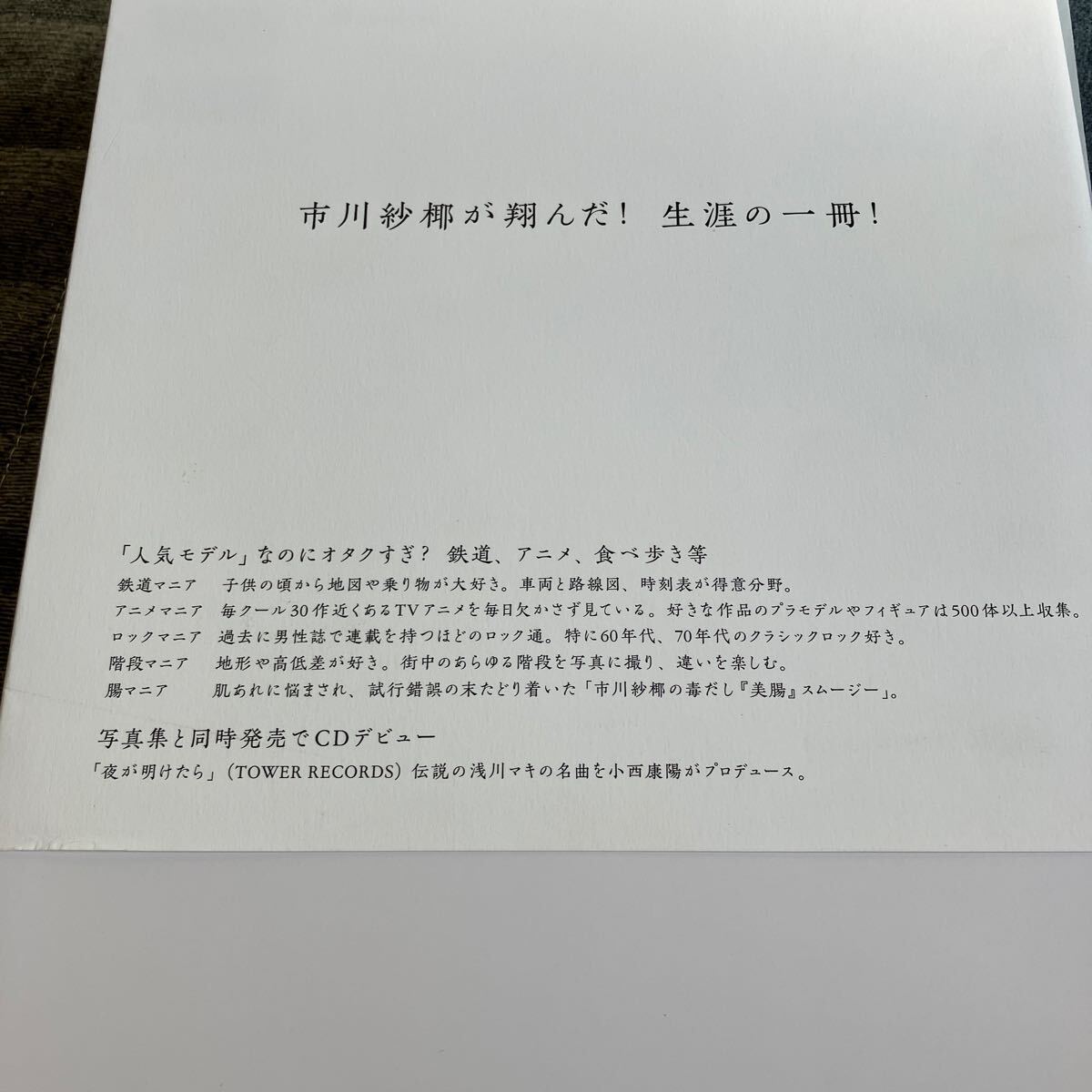 美品 市川紗椰/ 写真集 夜が明けたら 2015年発行帯、月刊 市川 美品 市川紗椰/ 写真集 夜が明けたら 2015年発行帯、月刊 市川