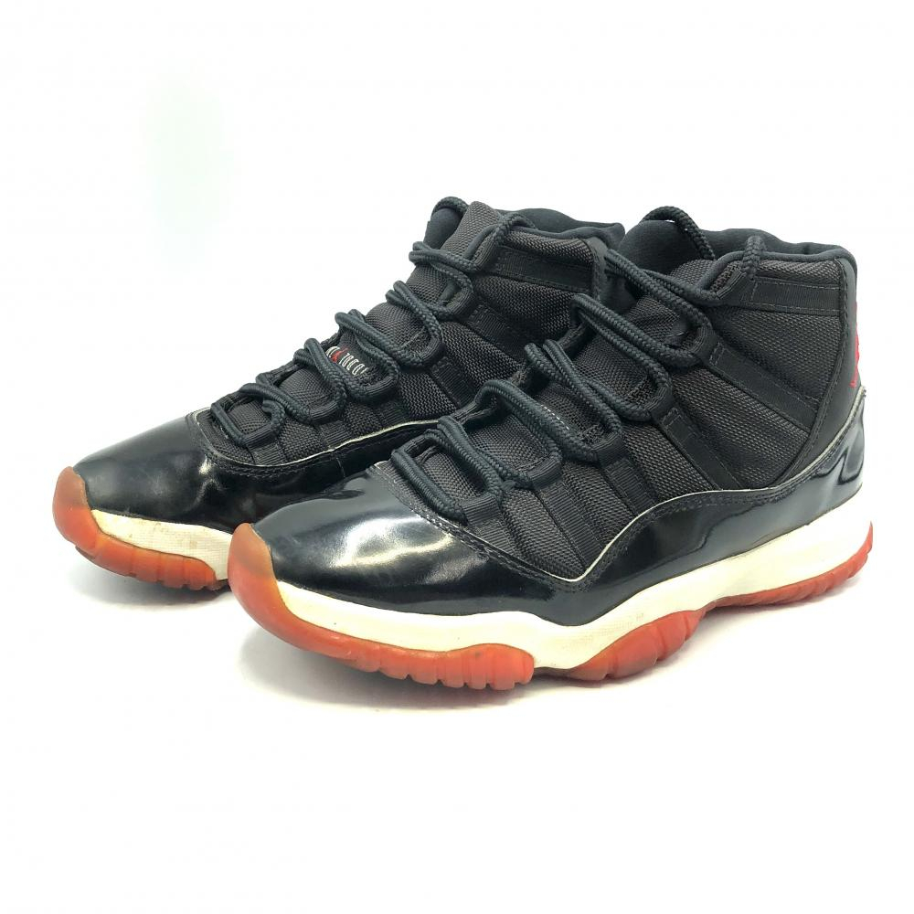 【中古】NIKE 95年製 AIR JORDAN 11 BRED サイズ27cm 130245-062 [240017652141]