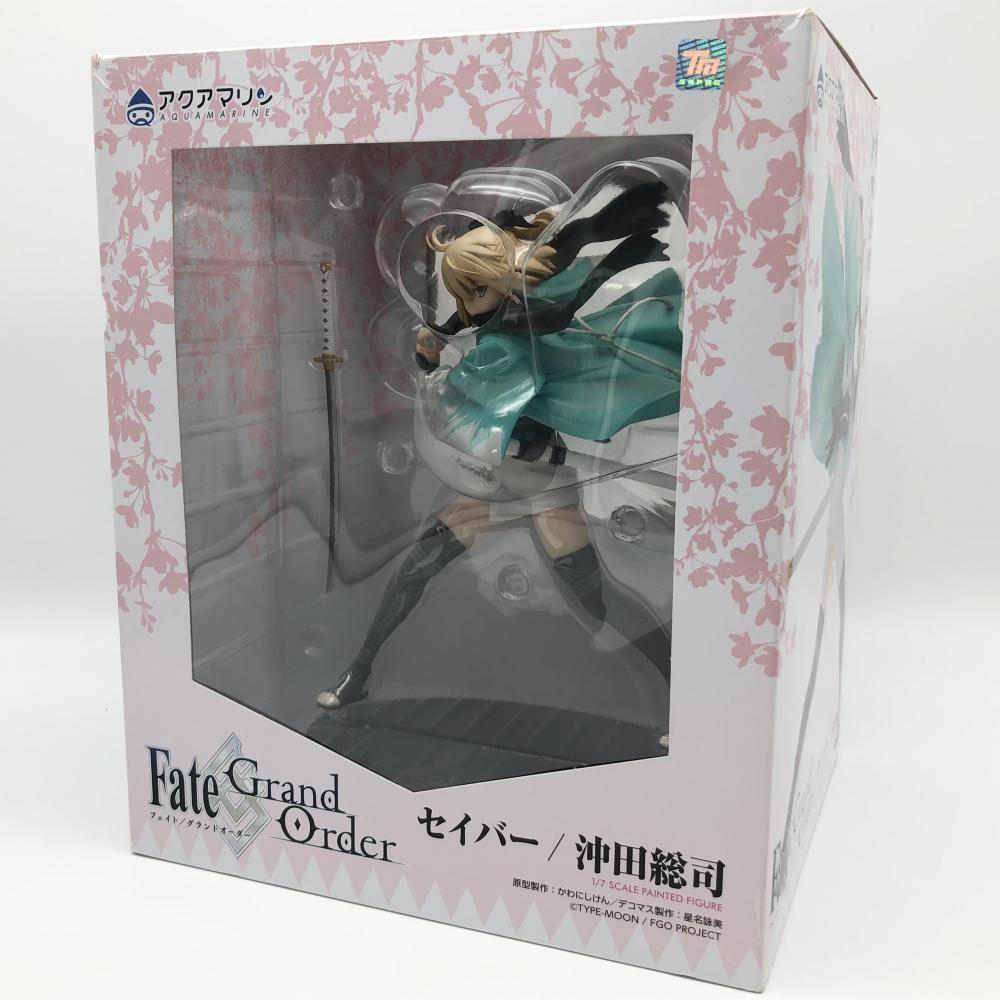 【中古】開封 アクアマリン Fate/Grand Order FGO 1/7 セイバー/沖田総司[240017647970]