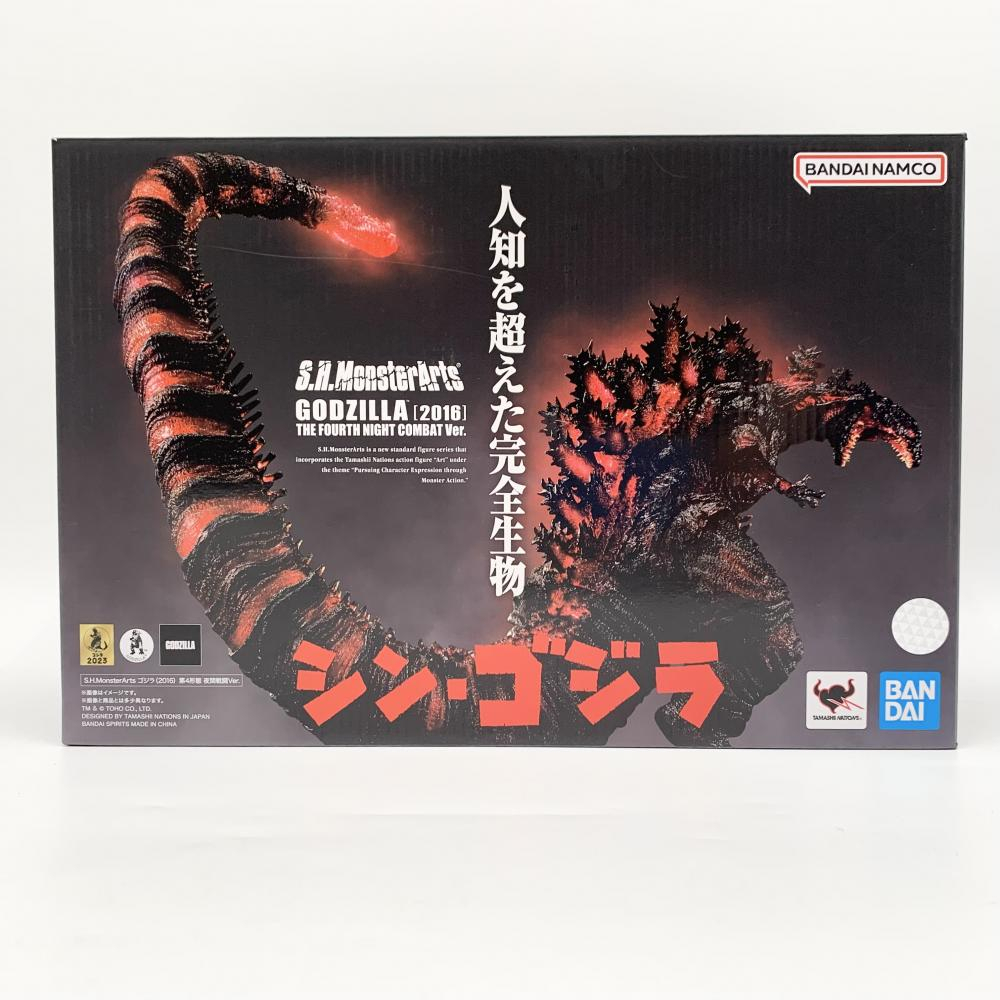 【中古】開封 バンダイ シン・ゴジラ S.H.MonsterArts ゴジラ 2016 第4形態 夜間戦闘Ver.[240017657503]