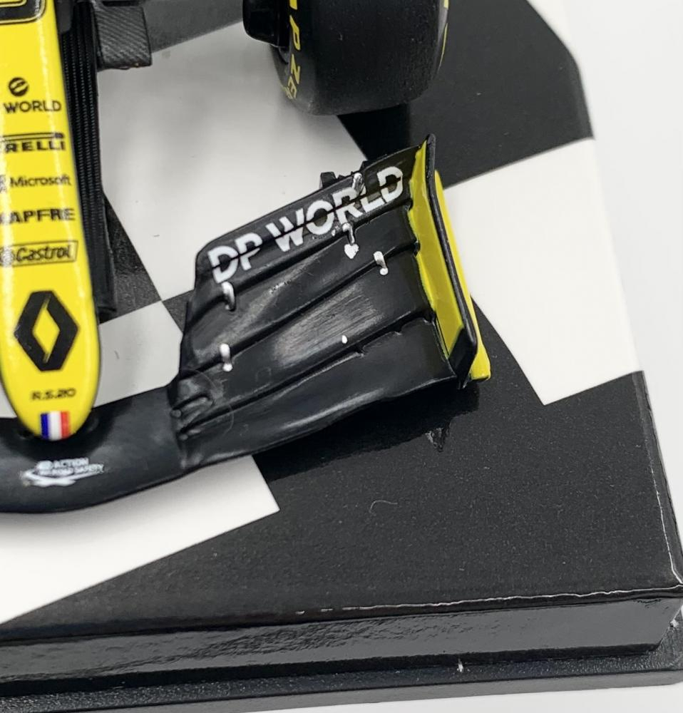 【中古】開封 ミニチャンプス 1/43 ルノー DP ワールド F1 チーム R.S.20 ダニエル・リチャルド 2020 シーズン ローンチ エディション