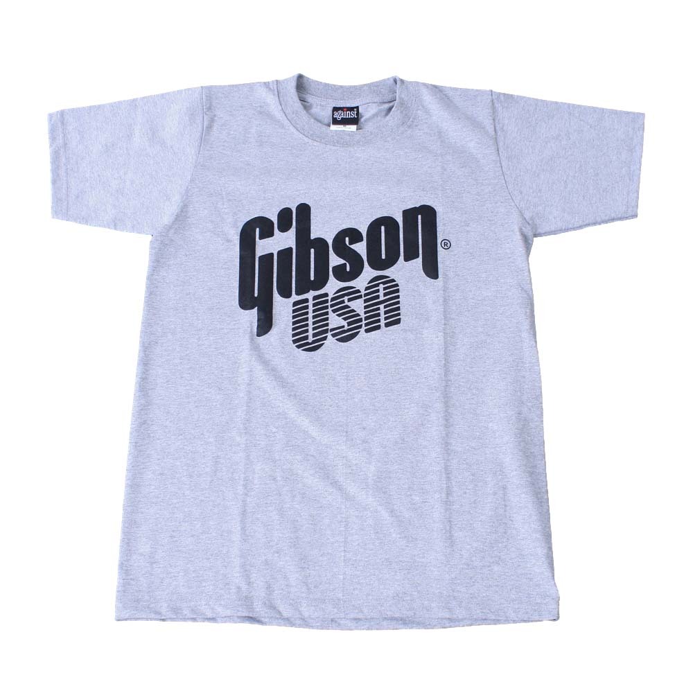 ag1●新品 グレー XLサイズ●ギブソン GIBSON 半袖Tシャツ//バンドTシャツ ロックTシャツ パンク メタル