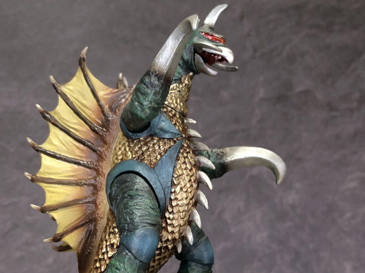 ゴジラ怪獣ソフビHGガイガンリペイント完成品