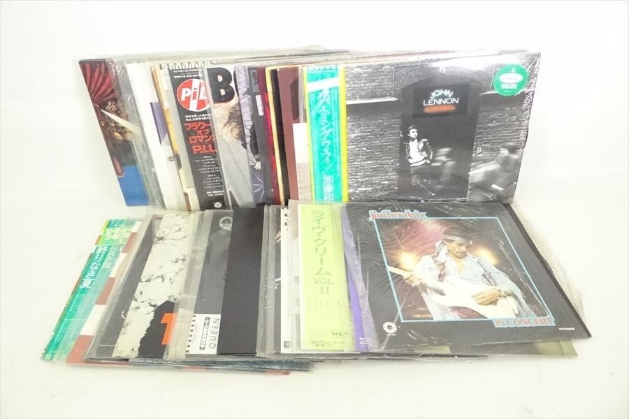 ▼ 洋楽ロック系 30枚 アーティスト様々 レコード 中古 現状品 240905R9041
