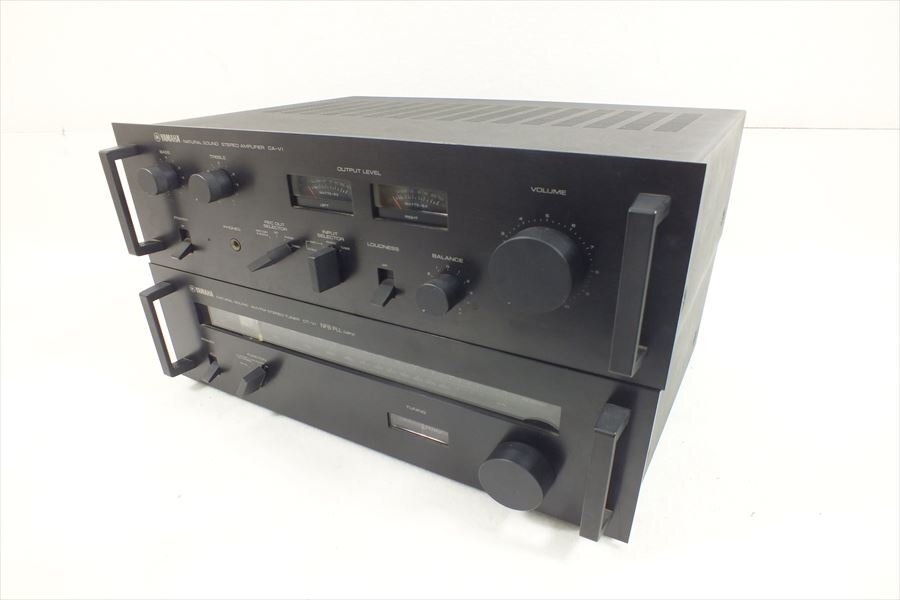 □ YAMAHA ヤマハ CT-V1 CA-V1 アンプ チューナー 中古 現状品 241006G6859