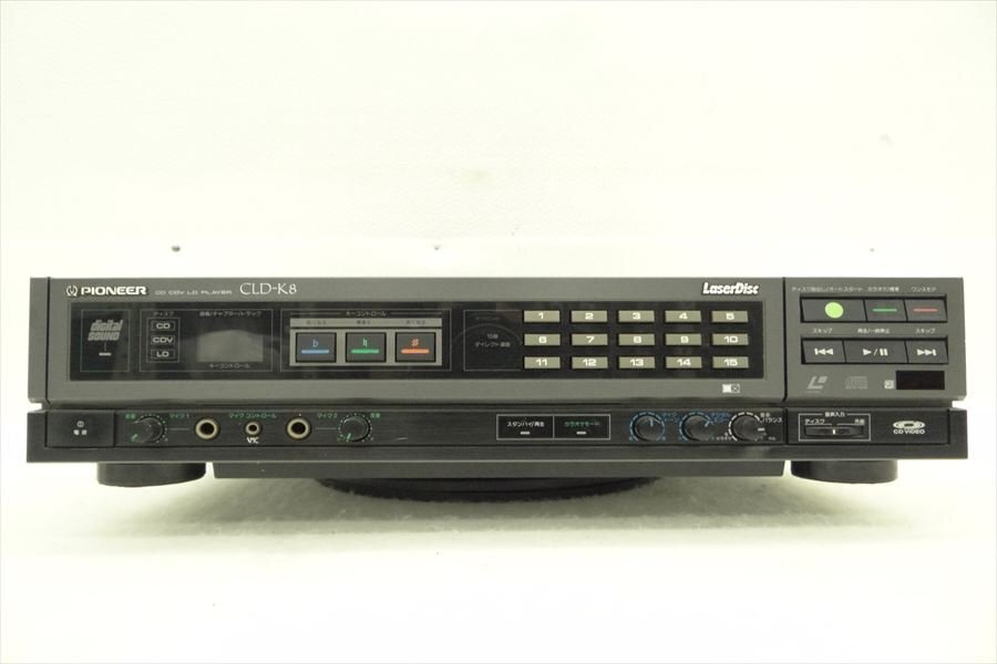 V PIONEER Pioneer CLD-K8 лазерный диск плеер б/у текущее состояние товар 240906G6507